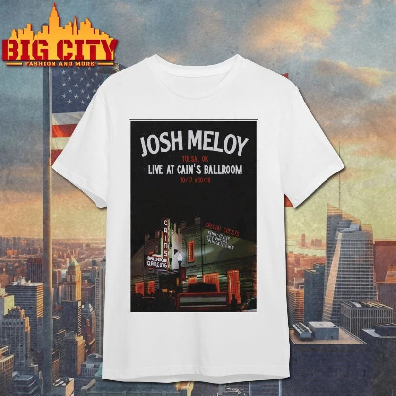 Josh Meloy Tulsa, Oklahoma Oct 17-18 2025 Poster Shirt