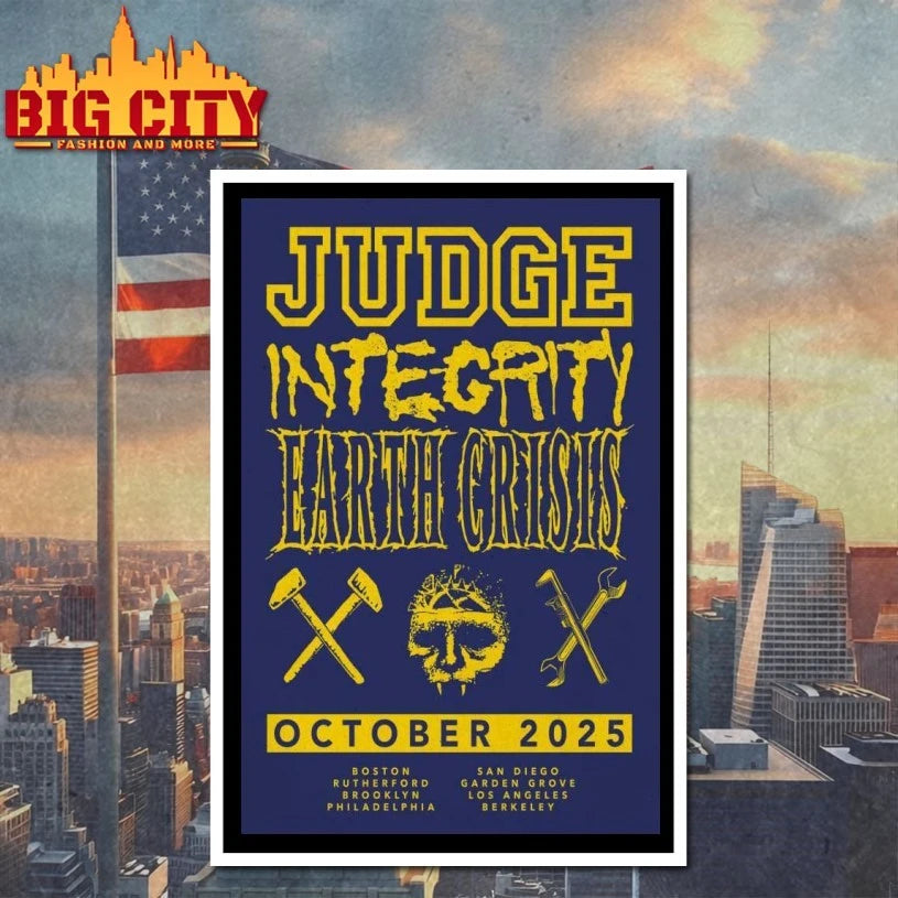 Judge Band 2025 Tour Oct Poster Shirt