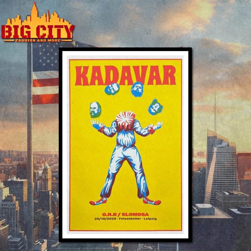 Kadavar Oct 25, 2025 Felsenkeller in Leipzig, Germany Poster shirt