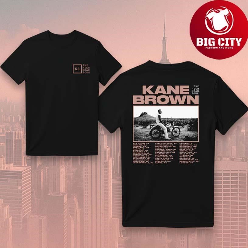 Kane Brown The High Road Tour 2025 Two Sided Shirt