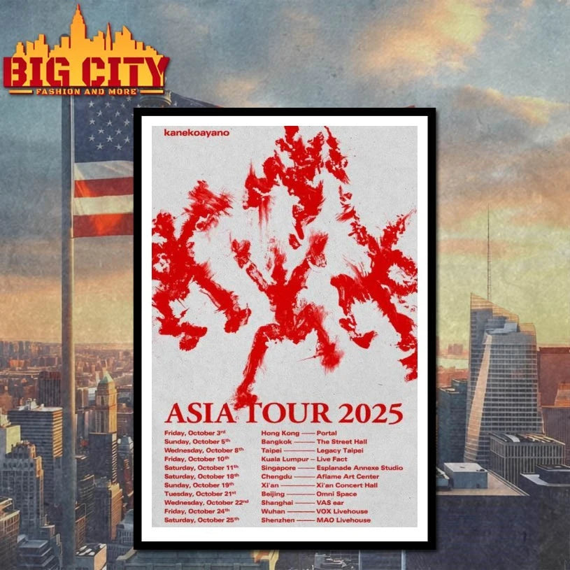Kaneko Ayano Asia Tour 2025 Poster Shirt