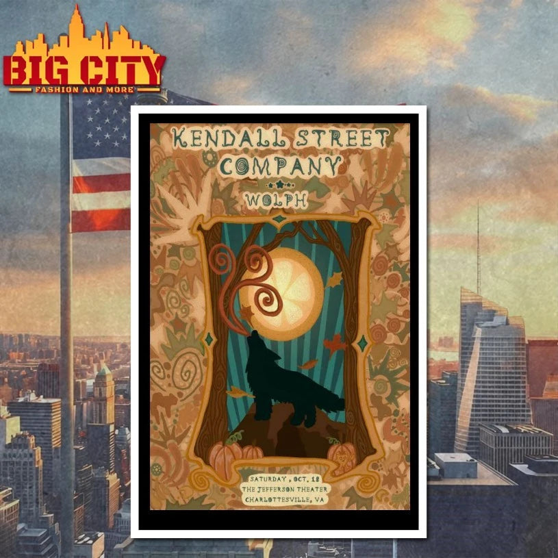 Kendall Street Company 10.18.2025 Charlottesville VA Poster Shirt