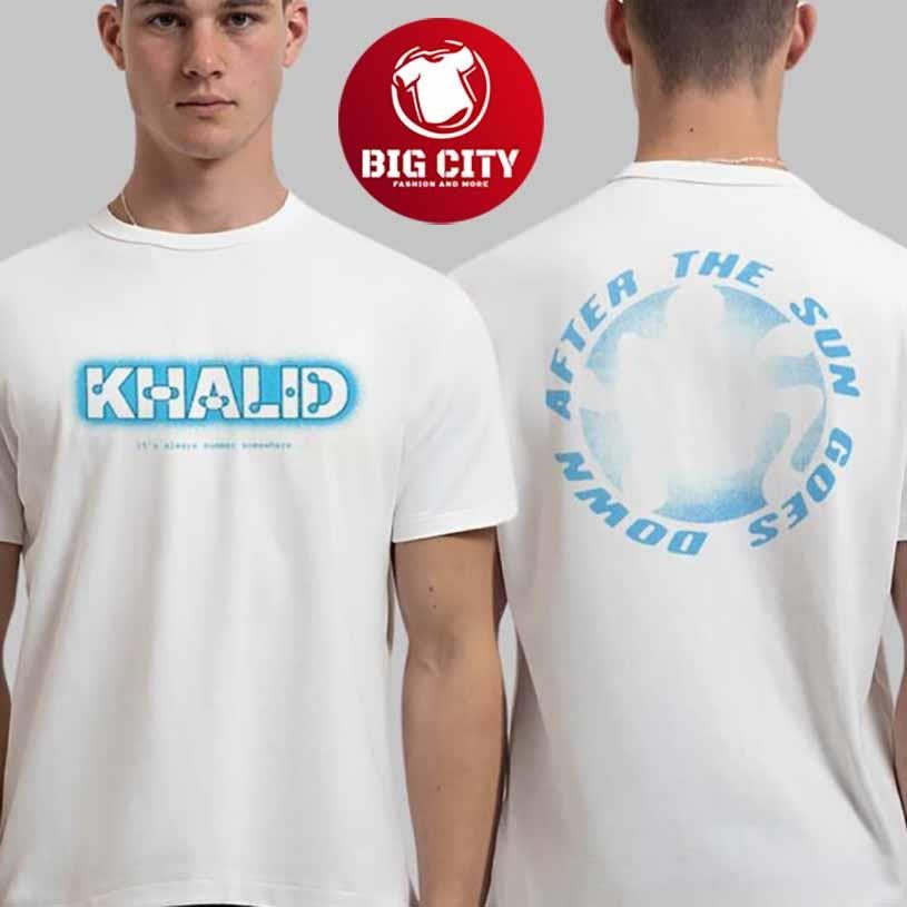 Khalid After The Sun Goes Down Merch Logo Shirt