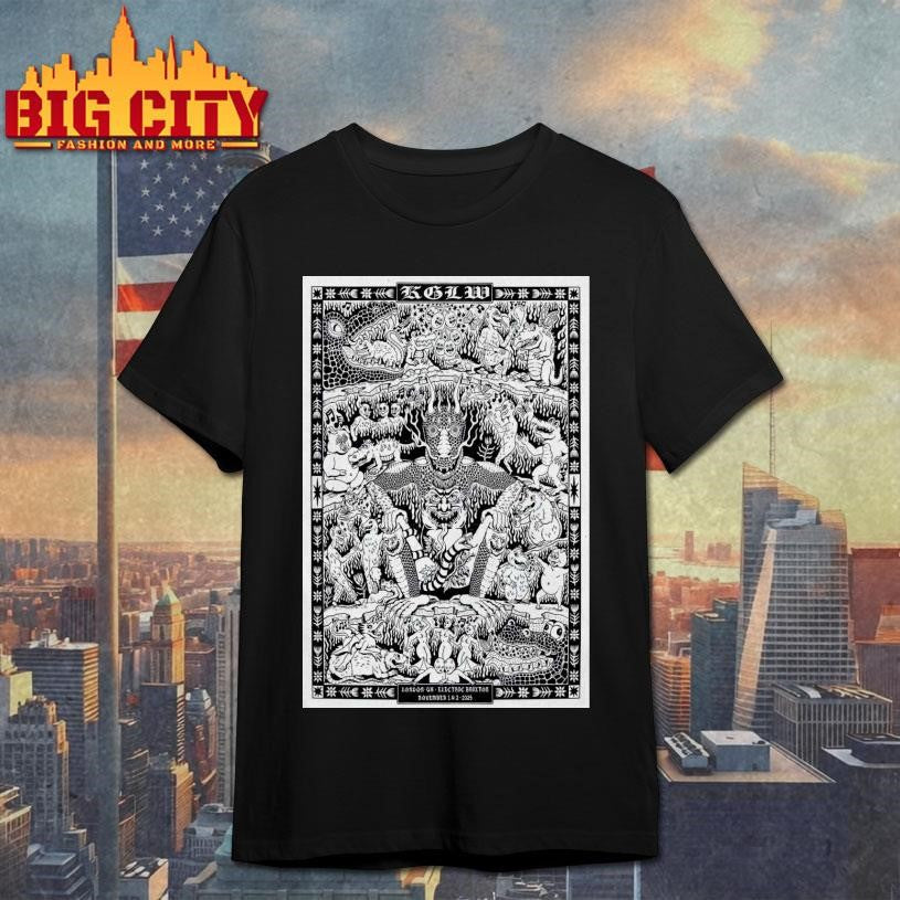 King Gizzard The Lizard Wizard UK Tour 2025 Poster Shirt