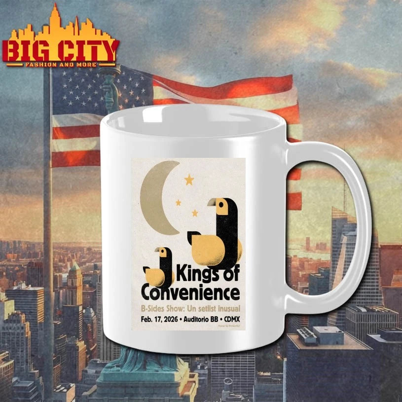 Kings Of Convenience At Auditorio CDMX On Feb 17 2026 Poster shirts