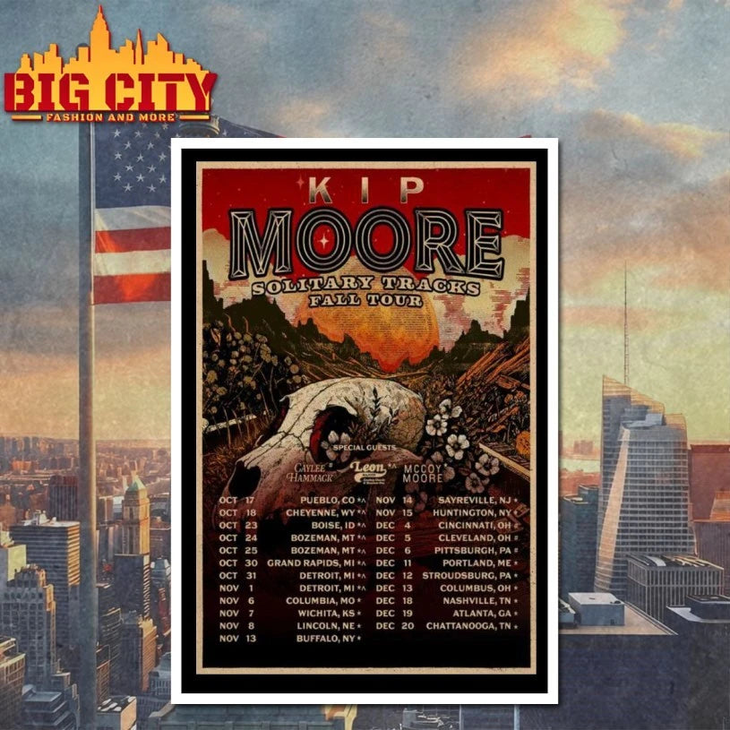 Kip Moore Fall Tour Poster Shirt