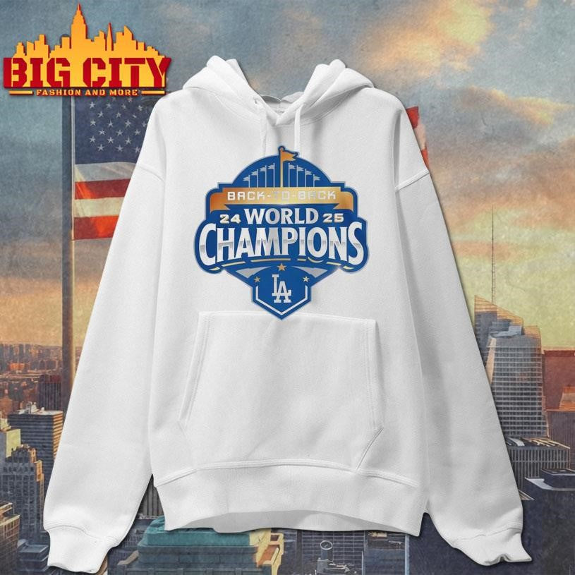 LA Dodgers Celebration Champions Back To Back Shirt