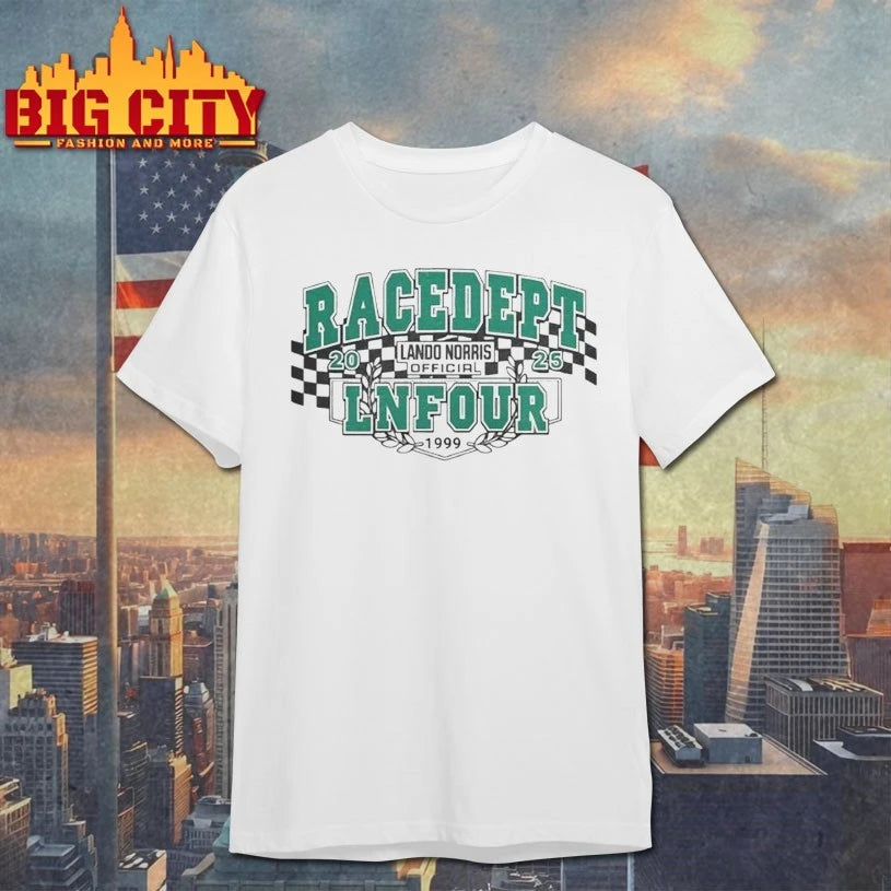 Lando Norris Merch Store Race Dept Flag Shirt