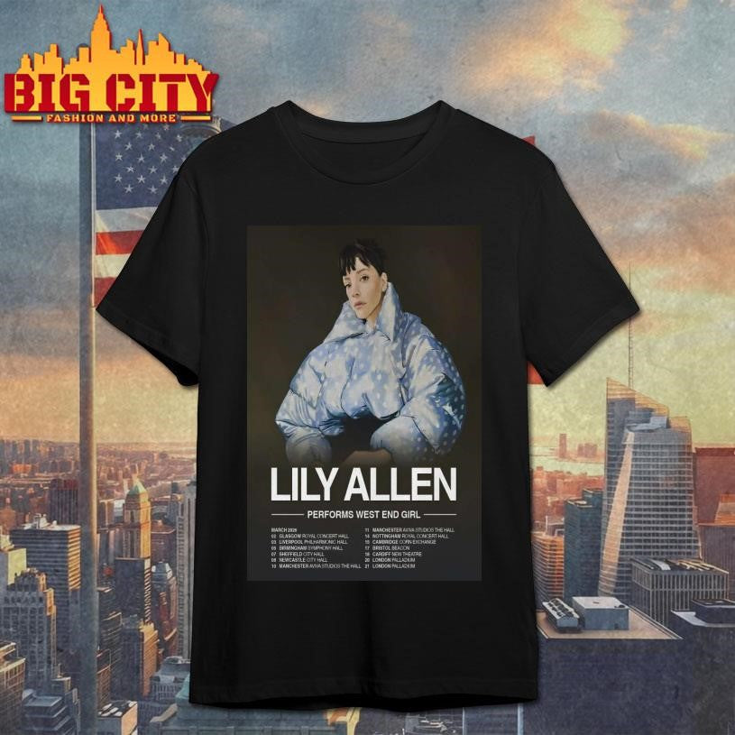 Lily Allen Tour 2026 Poster Shirt