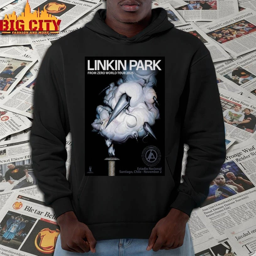 Linkin Park at Estadio nacional in Ñuñoa on Nov 02, 2025 Poster Shirts