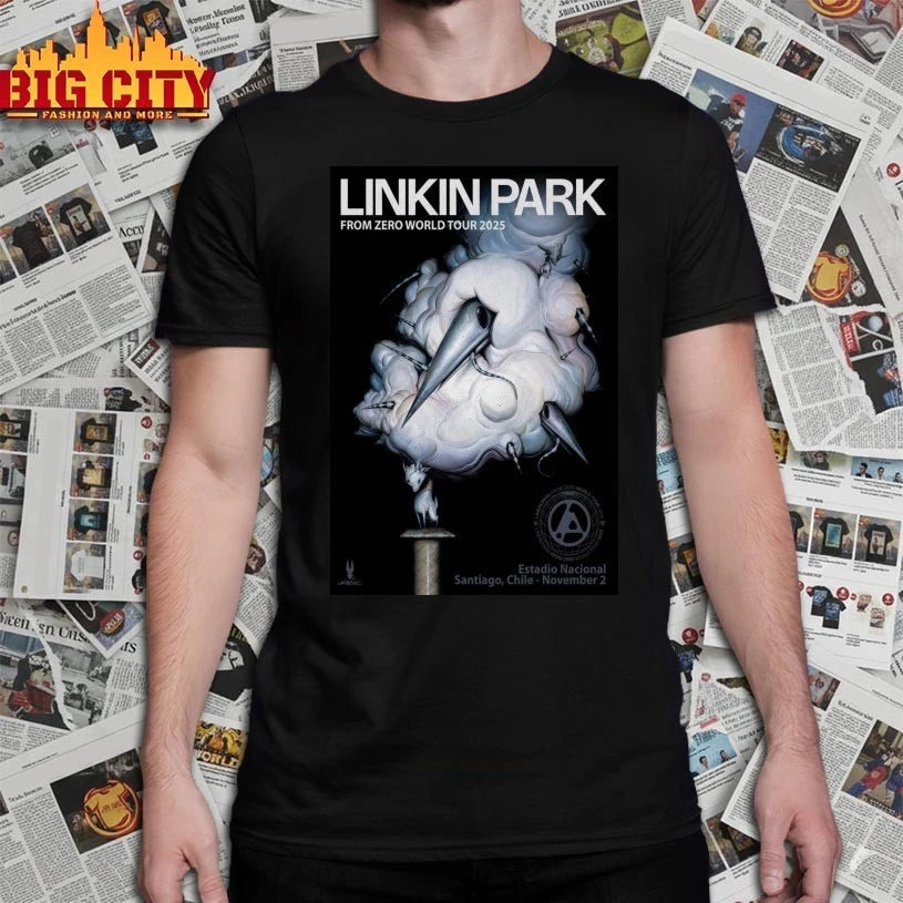 Linkin Park at Estadio nacional in Ñuñoa on Nov 02, 2025 Poster Shirts