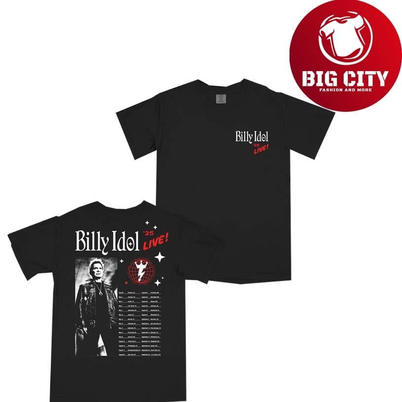 Live ’25 Tour Black 2025 New Shirt