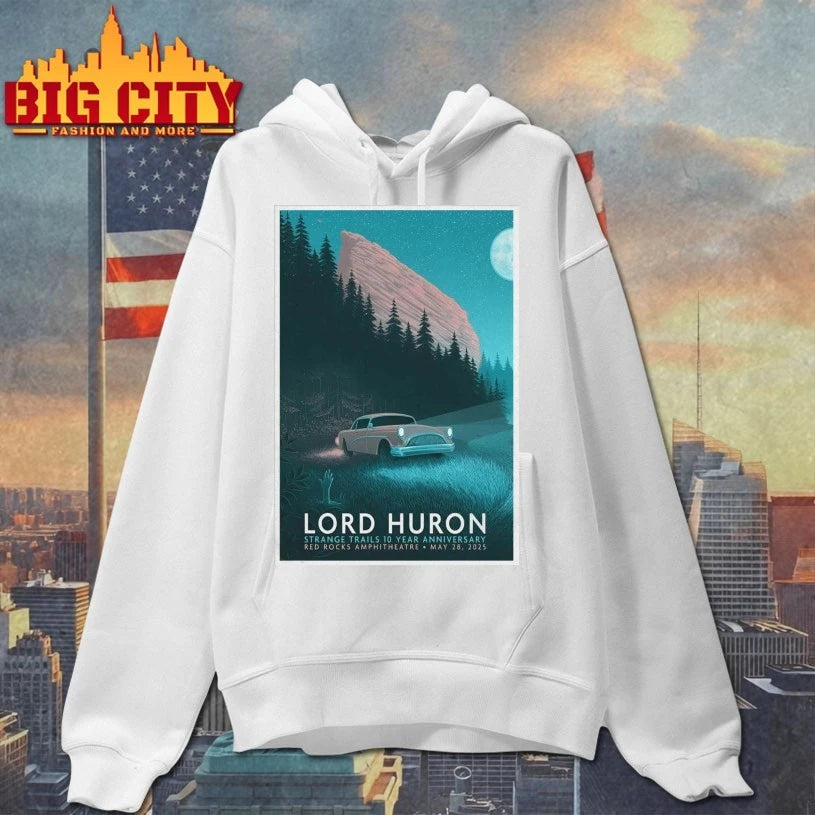Lord Huron 5-28-2025 Red Rocks Amphitheatre Morrison CO Poster shirt