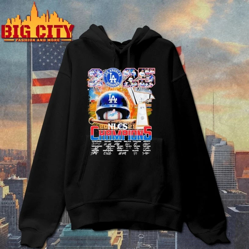 Los Angeles Dodgers 2025 NLCS Champions signatures Shirt