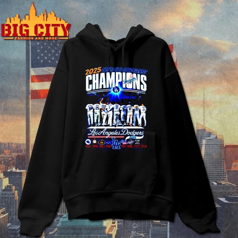 Los Angeles Dodgers Champions 2025 Let’s Go Dodgers