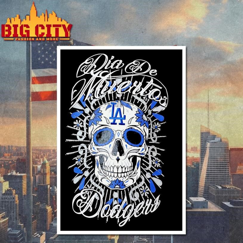 Los Angeles Dodgers Eternal Skull Shirt