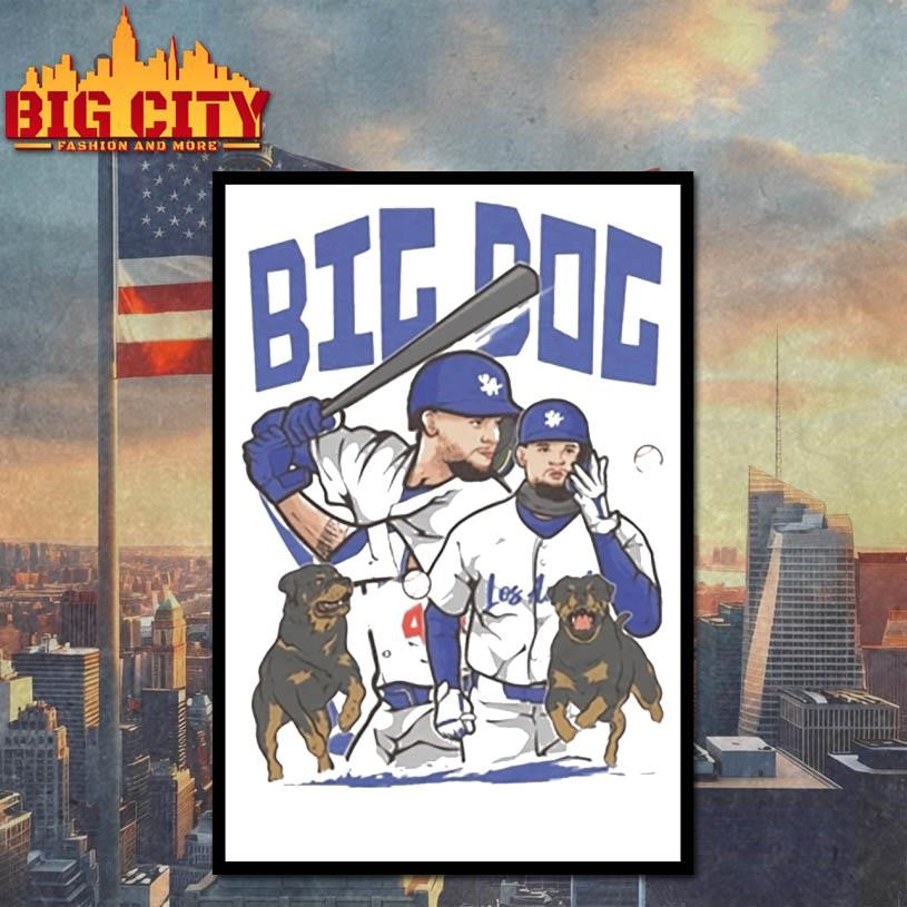 Los Angeles Dodgers The Big Dog Baseball 2025 Shirt