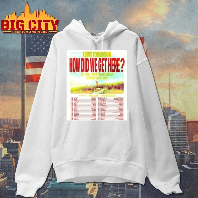 Louis Tomlinson How Did We Get Here World Tour 2026 shirt