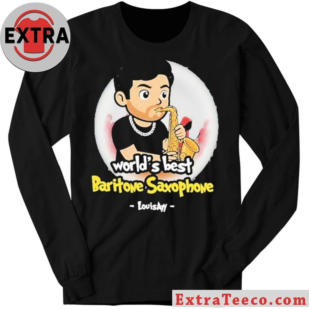 Louisayy World’s Best Baritone Saxophone T-Shirt