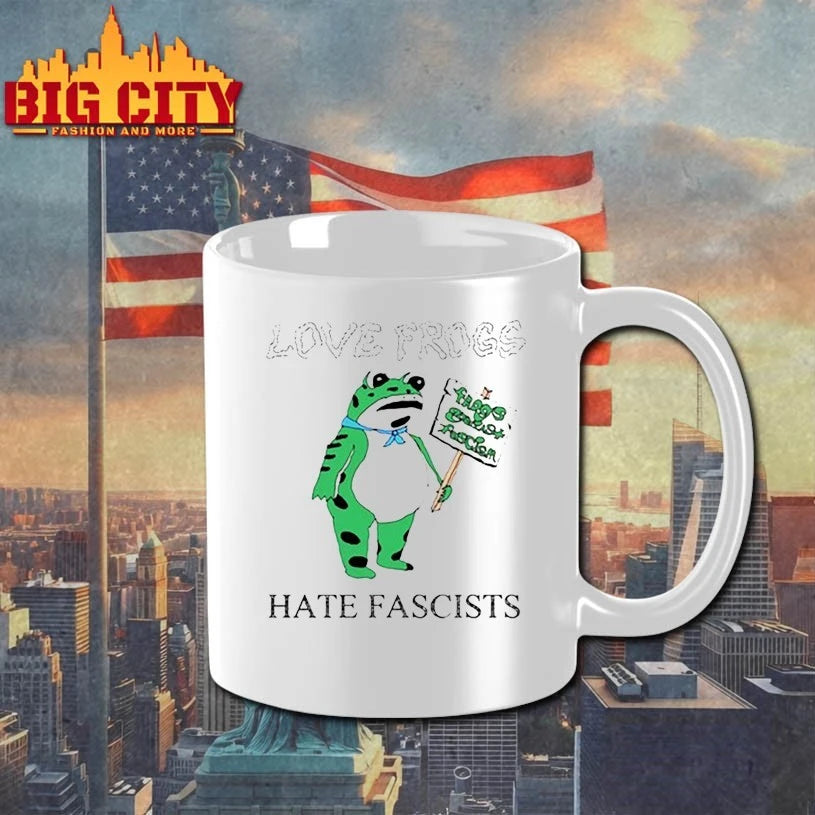 Love Frogs Hate Fascism Tour Shirt