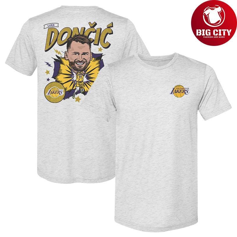 Luka Doncic Los Angeles Lakers Caricature 2 side Shirt
