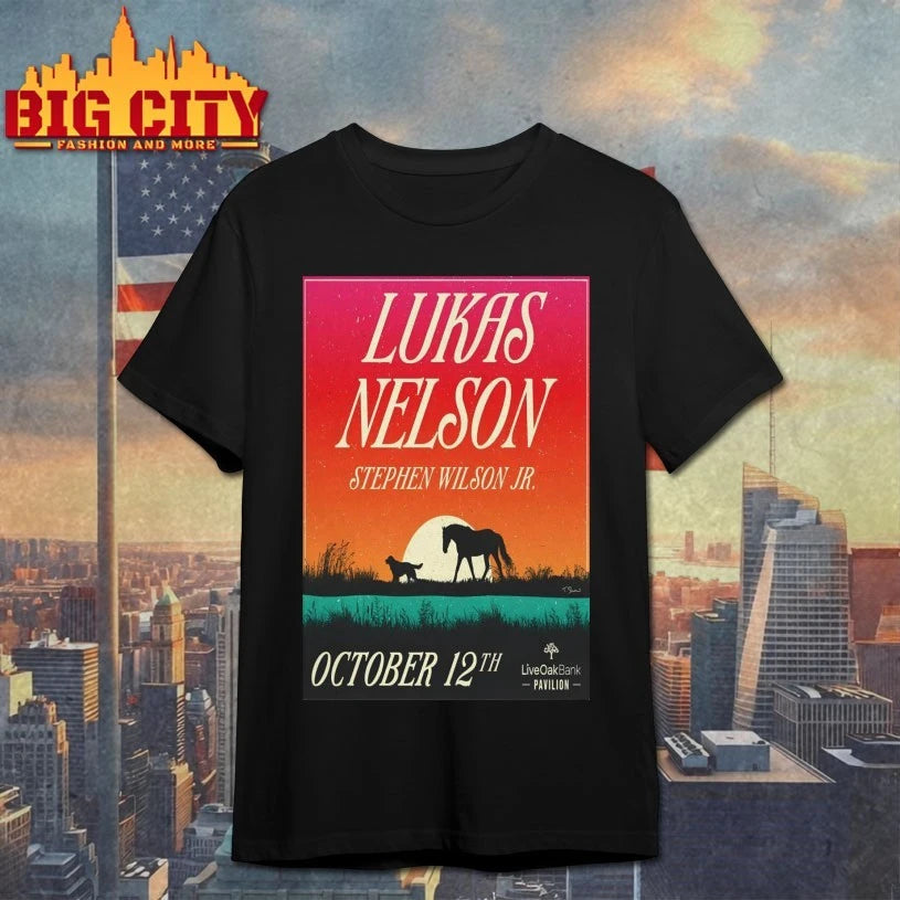 Lukas Nelson Wilmington NC October 12 2025 Tour Poster Shirt