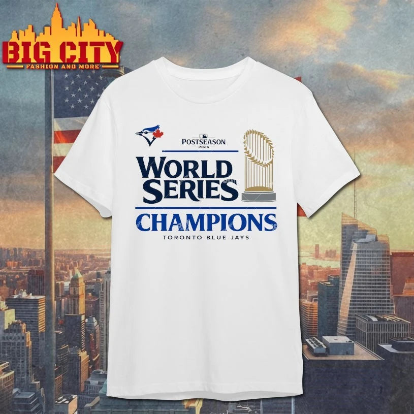 MLB World Series 2025 Toronto Blue Jays Champions Postseason shirts