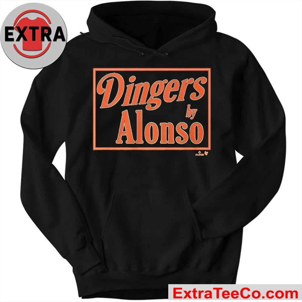 Major League Pete Alonso Baltimore Dingers Sign Official Tee Shirt