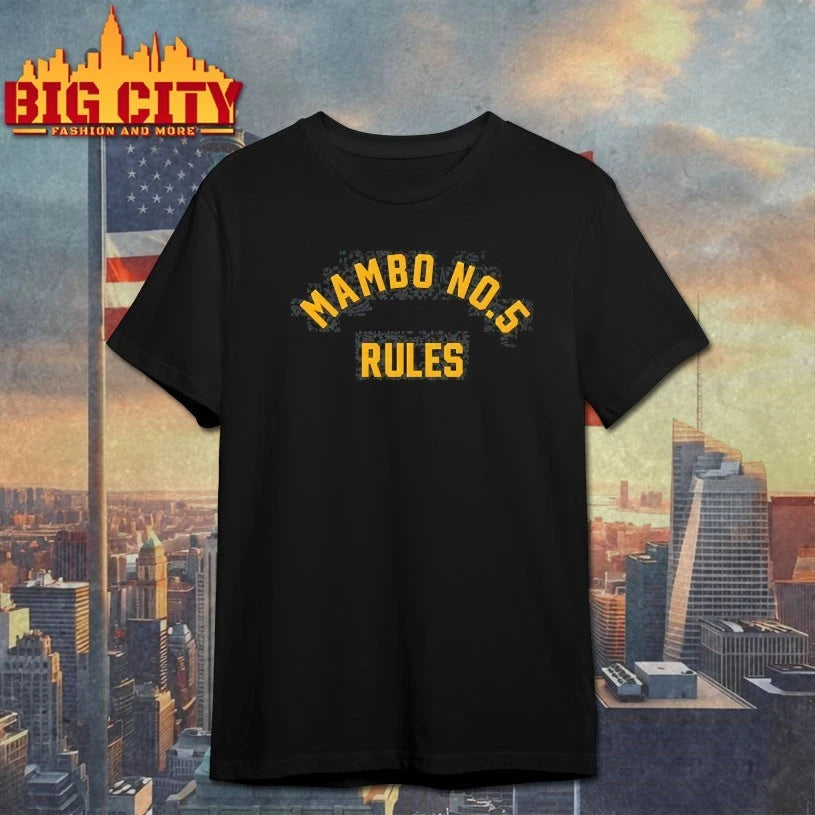 Mambo No 5 Rules shirts