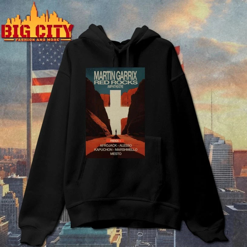 Martin Garrix Red Rocks Amphitheatre 2025 Poster shirts