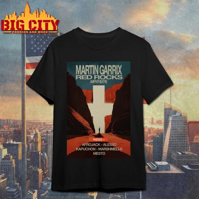 Martin Garrix Red Rocks Amphitheatre 2025 Poster shirts