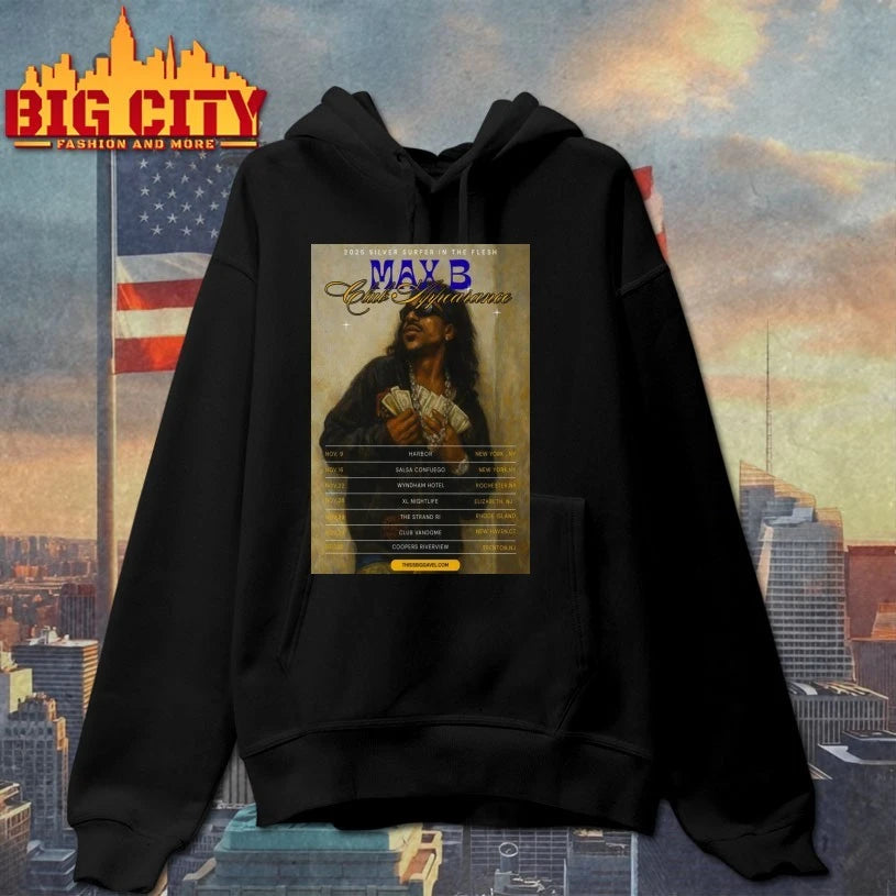 Max B Silver Surfer In The Flesh 2025 Poster shirt