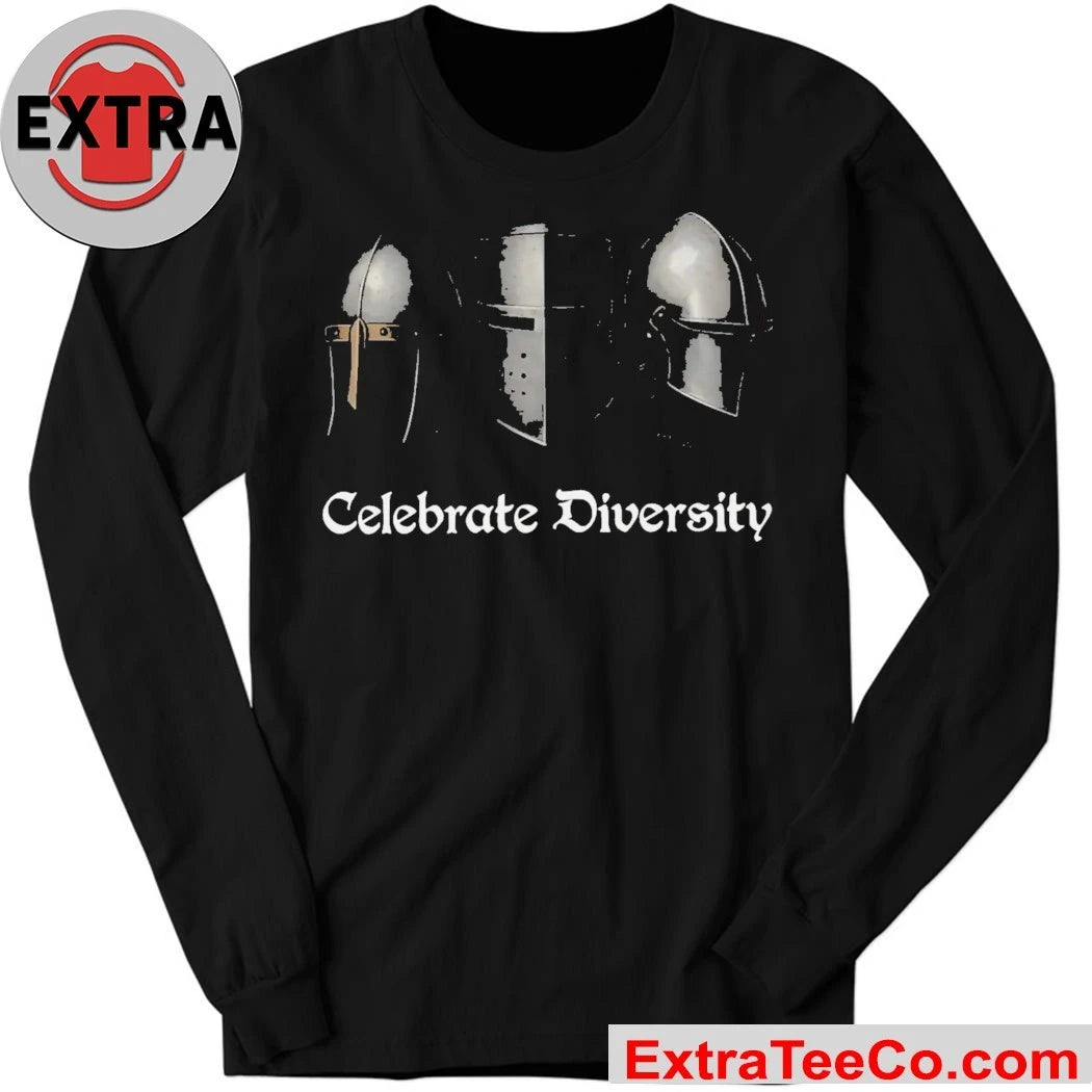 Medieval Helmets Celebrate Diversity New T-Shirt