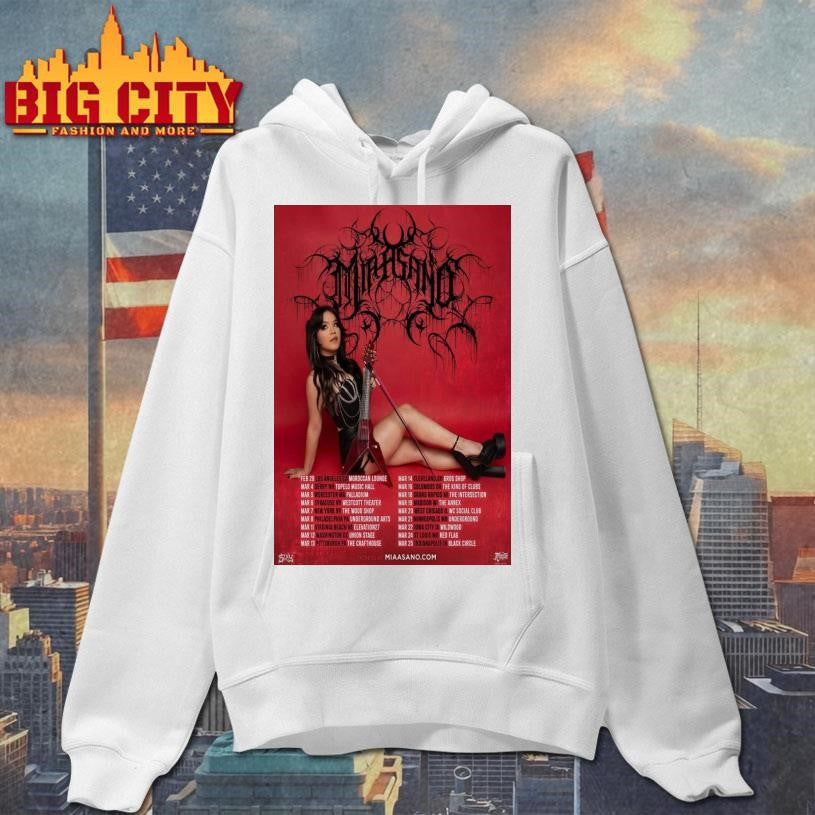 Mia Asano World Tour 2026 Poster Shirt