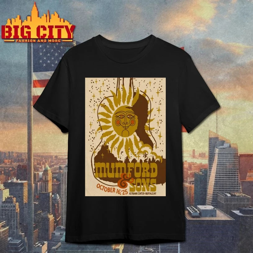 Mumford &amp; Sons At KeyBank Center In Buffalo, NY On Oct 16, 2025 Poster Shirt