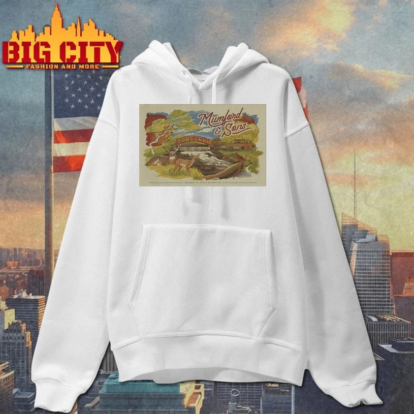 Mumford &amp; Sons Little Caesars Arena On October 20 2025 Concert Poster Shirt