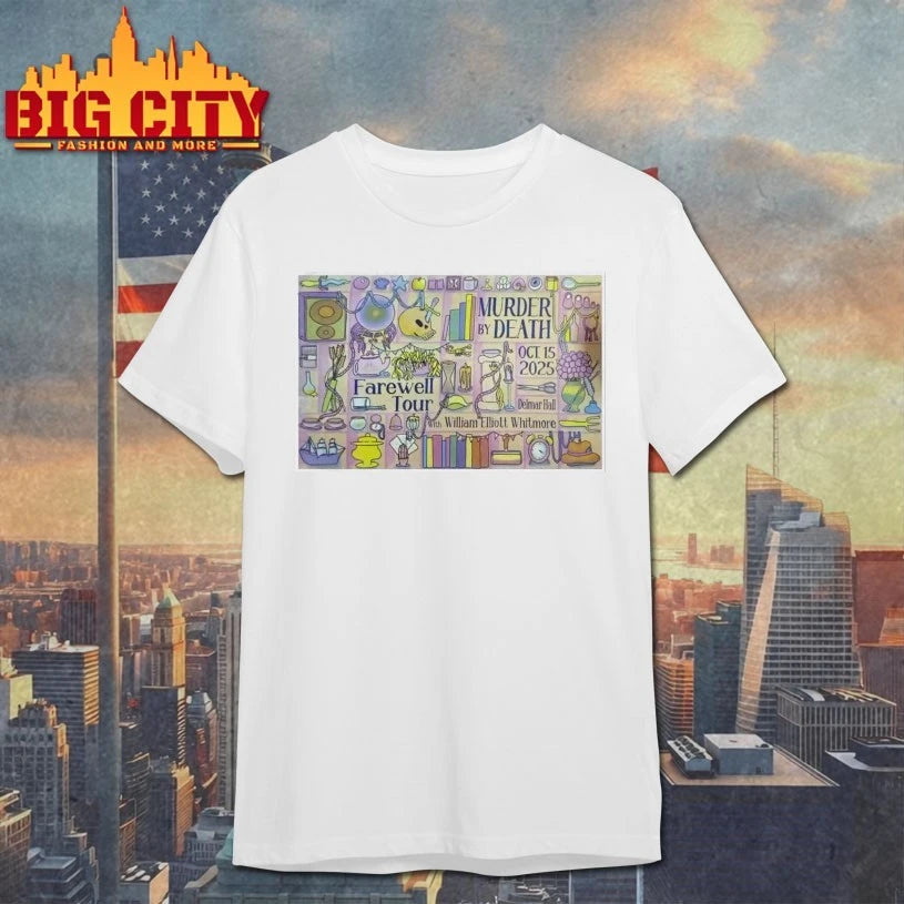 Murder By Death Oct 15 2025 Delmar Hall Saint Louis MO Poster shirt