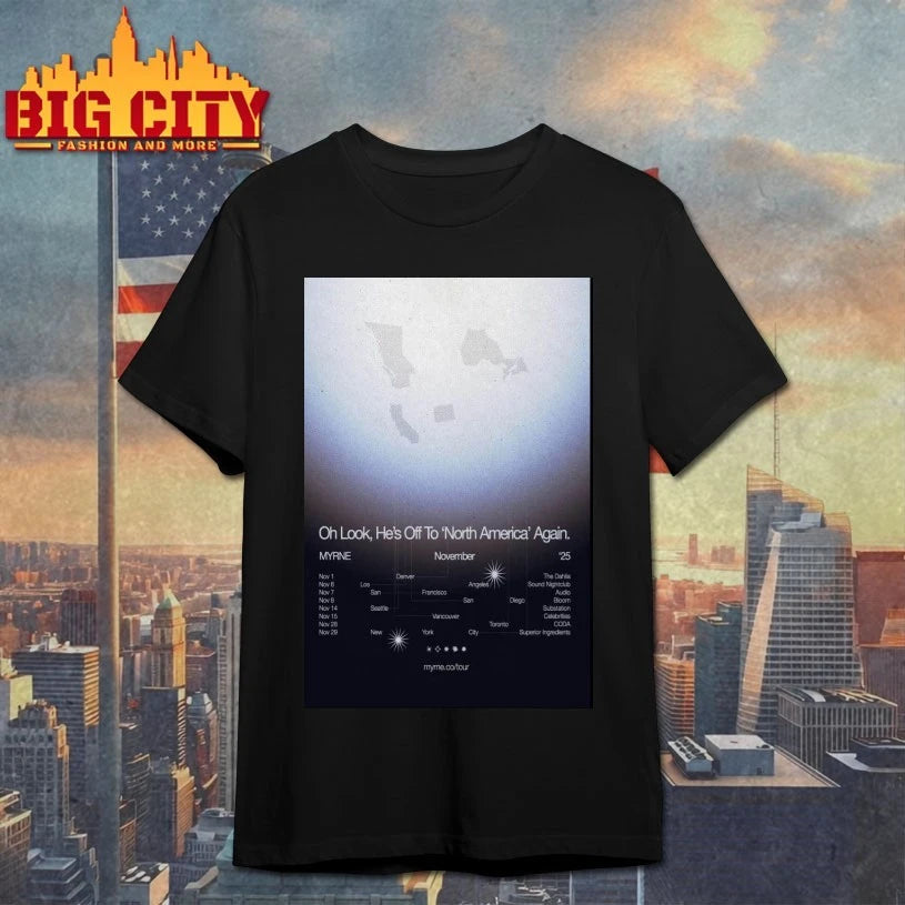 Myrne November Tour 2025 Poster Shirt