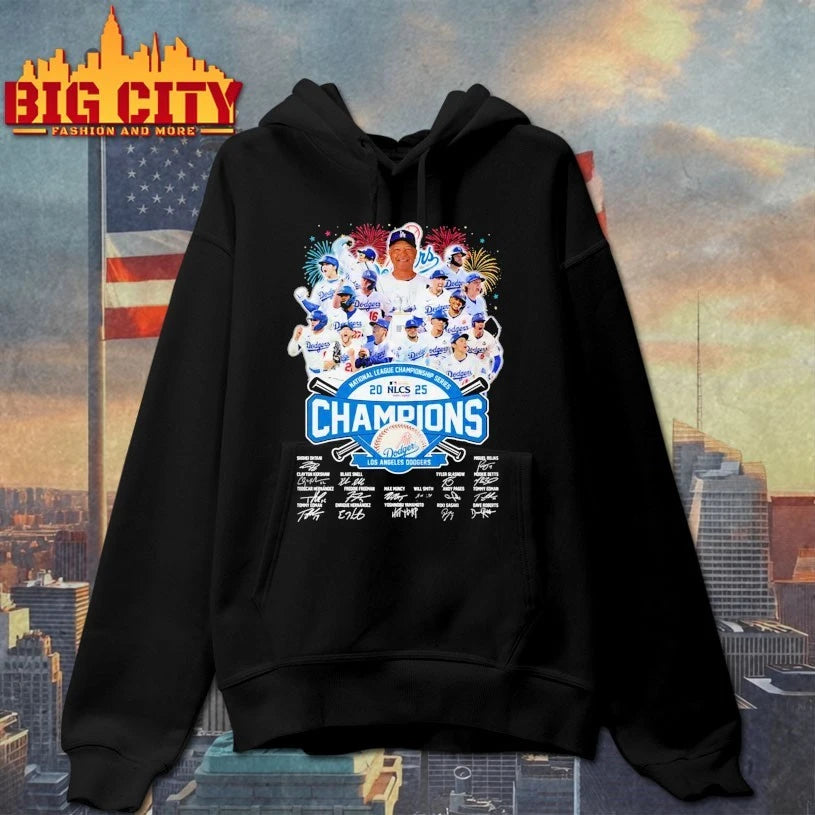 National League Championship Series 2025 NLCS Champions Los Angeles Dodgers all members Shirt
