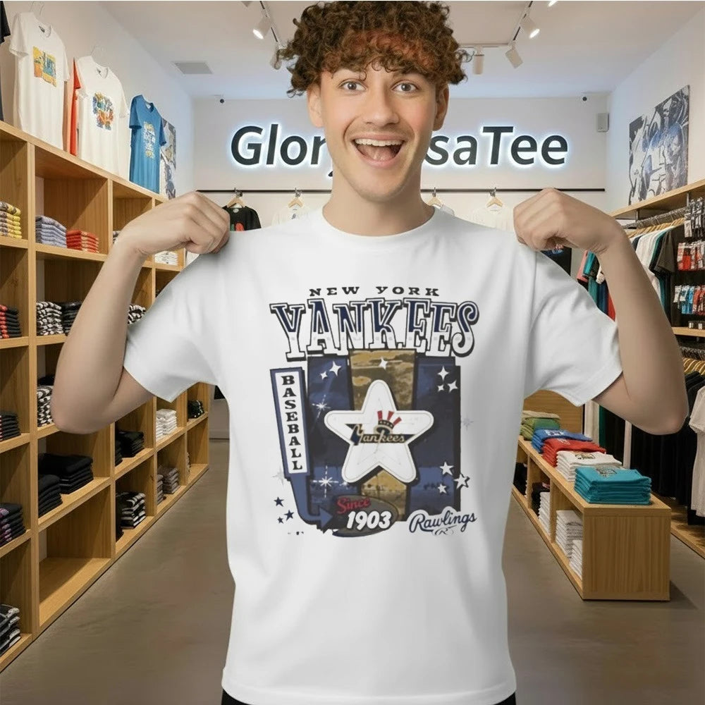 New York Yankees Cooperstown Rawlings 47 Shirt