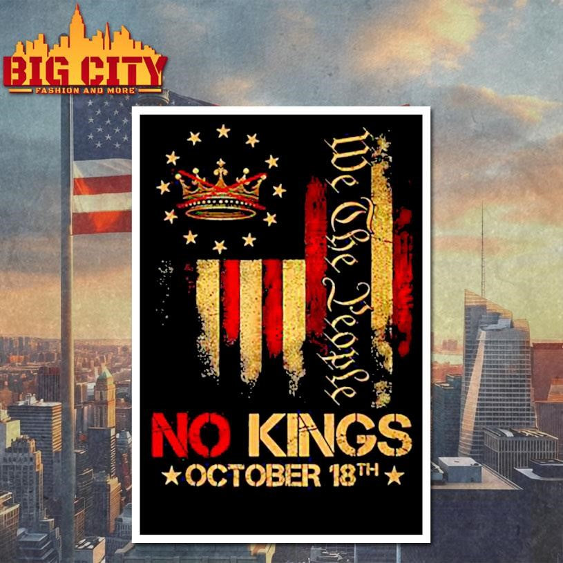 No Kings in America We The People 2025 New Shirt