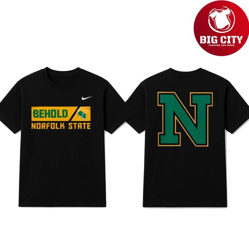 Norfolk State Spartans Behold The Green And Gold 2025 Two Sided Shirt