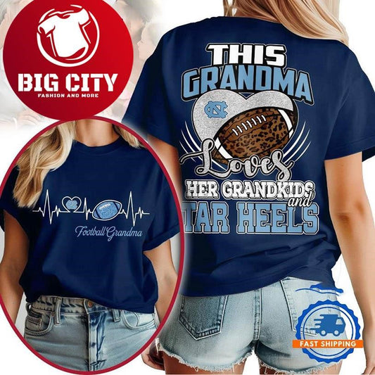 North Carolina Tar Heels NCAA Grandparents’ Day 2025 New Two Sided Shirt