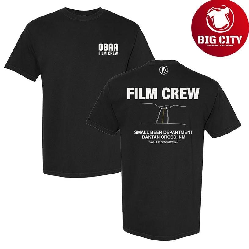 OBAA Film Crew 2025 New Two Sided Shirt