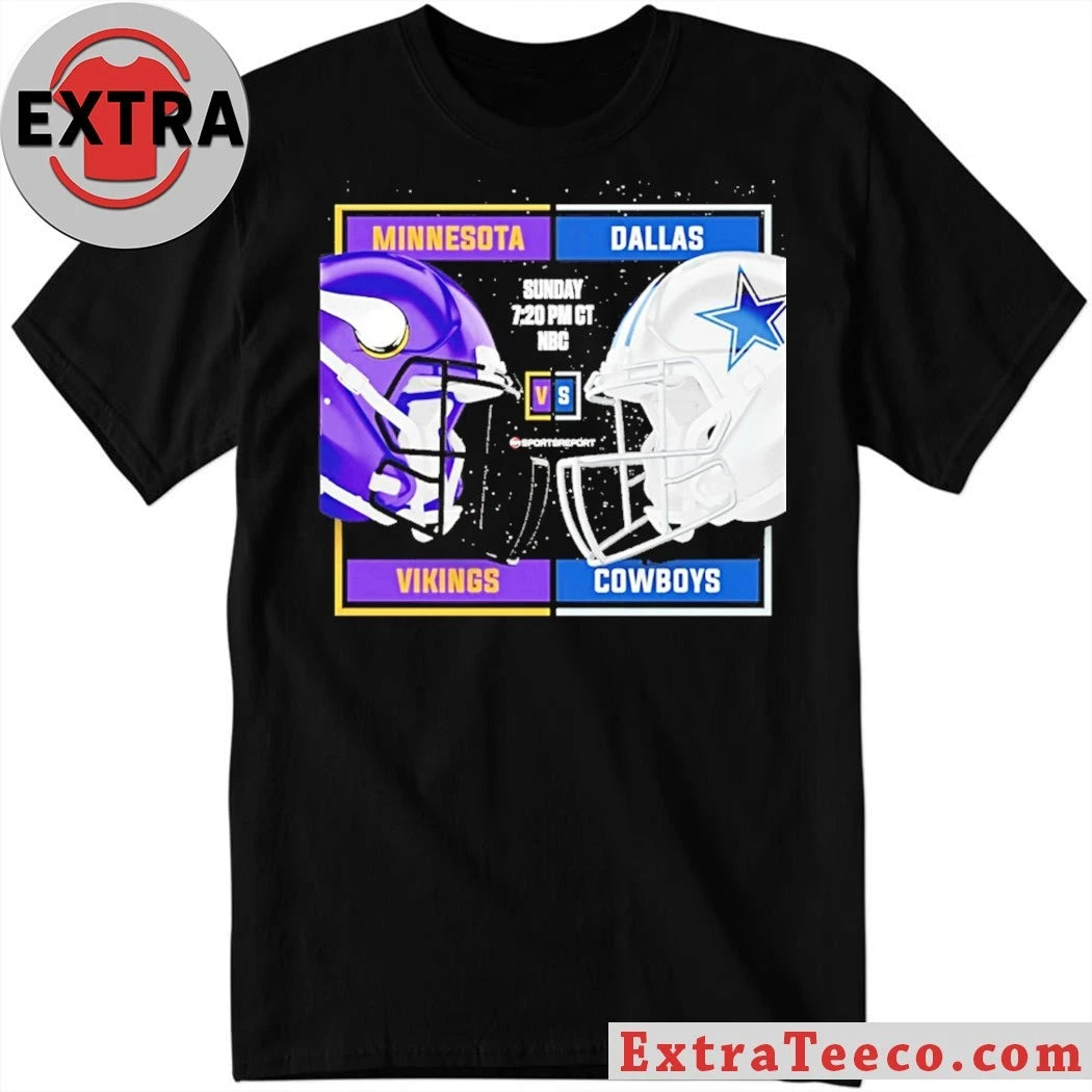 Official Announcement regarding the football game between the Minnesota Vikings and the Dallas Cowboys Shirt