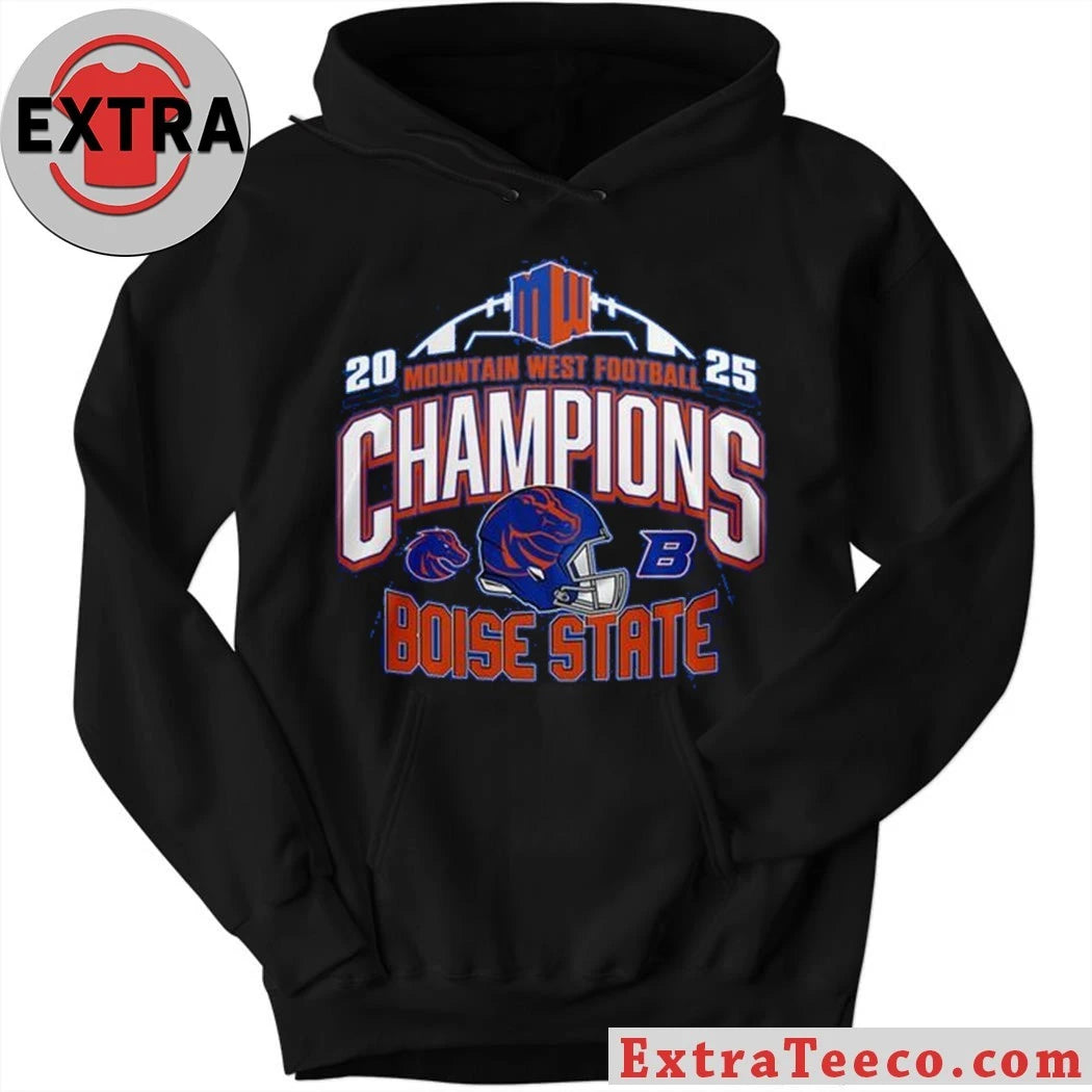Official Boise State Broncos 2025 Mountain West Champions Back2Back Shirt