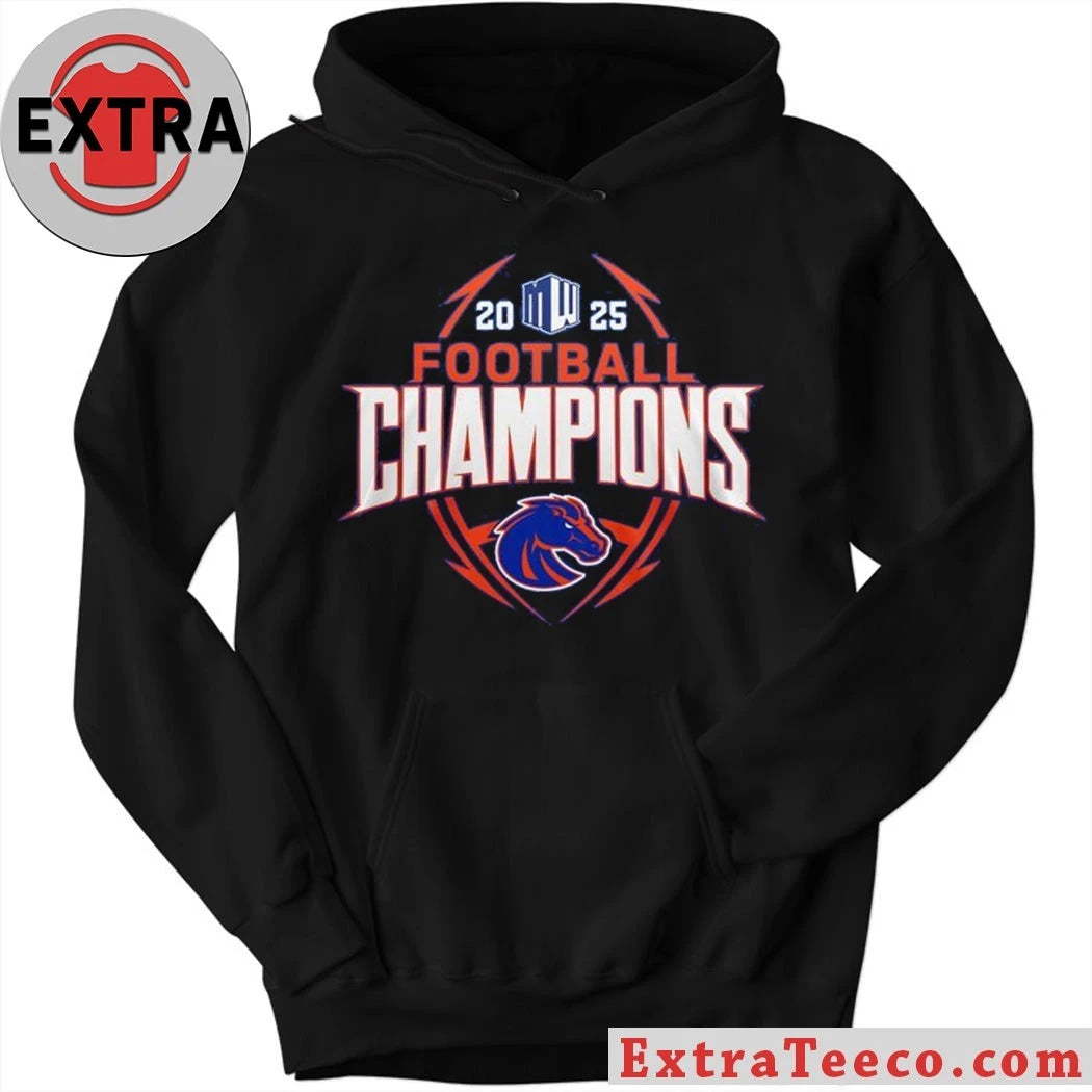 Official Boise State Broncos Mountain West Champions 2025 Shirt
