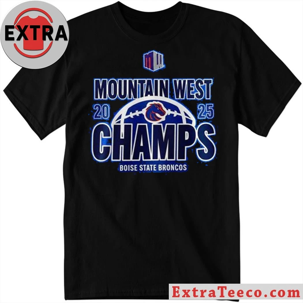 Official Boise State Broncos Mountain West Champs 2025 Shirt