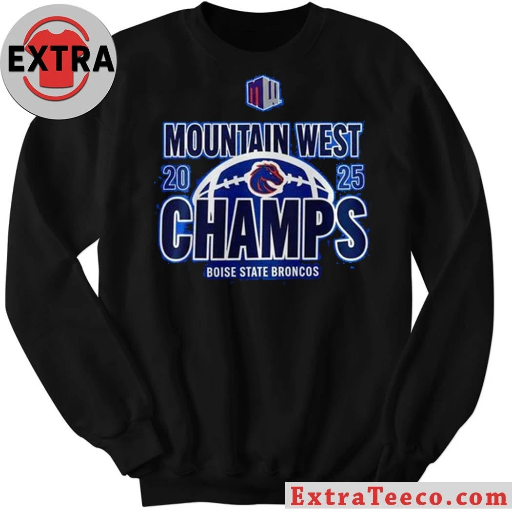 Official Boise State Broncos Mountain West Champs 2025 Shirt