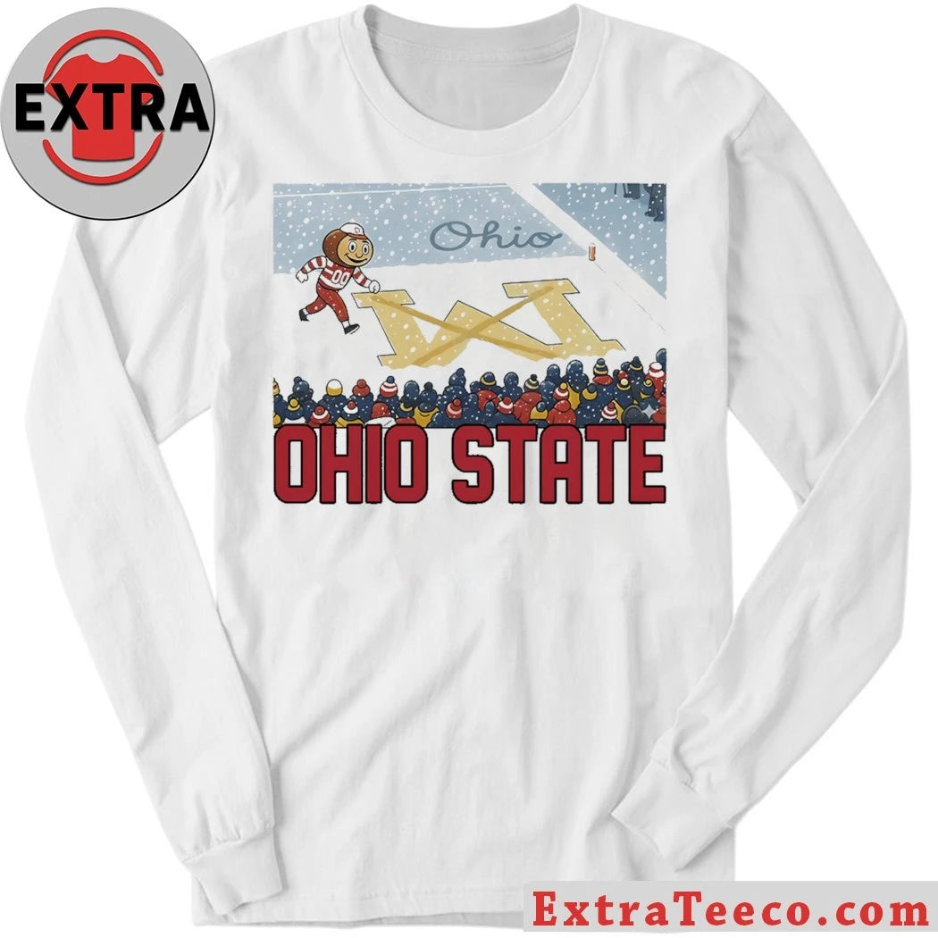 Official Brutus Ohio State Snow Fan Football Shirt